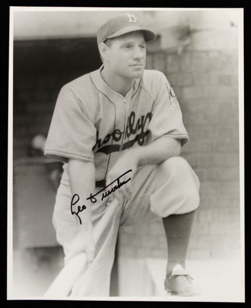 1980s Leo Durocher Brooklyn Dodgers Signed 8" x 10" Photo - JSA 
