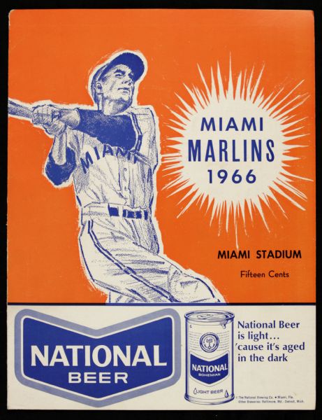 1966 Satchel Paige Miami Marlins Signed Scorecard - JSA 
