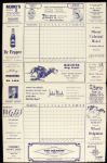 1966 Satchel Paige Miami Marlins Signed Scorecard - JSA 