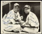 1980 Monte Irvin & Larry Doby Signed Photo - From Early Mall Signing - JSA 