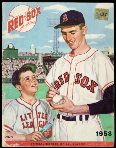 1956 Boston Red Sox Team Yearbook 