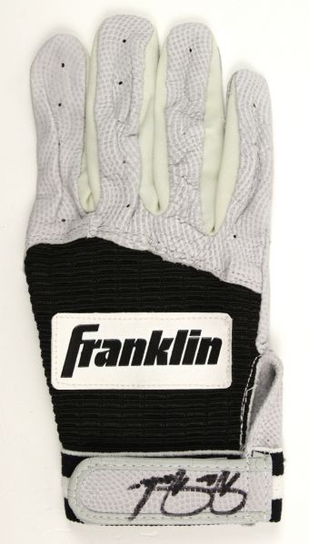 1990s Darren Daulton Philadelphia Phillies Signed Batting Glove - Griven to Roman Gabriel III