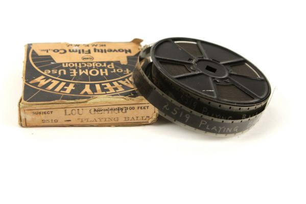 1920s-30s Lou Gehrig New York Yankees Playing Ball 16 mm Film (100 Feet)