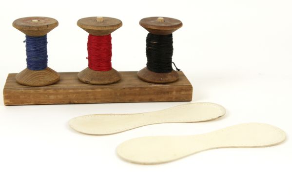 1930s circa Baseball Thread & Leather Set 