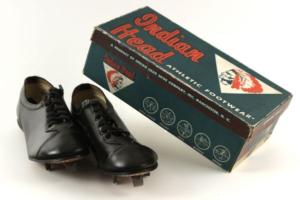 1960s Indian Head Baseball Cleats in Original Box (MIB) 
