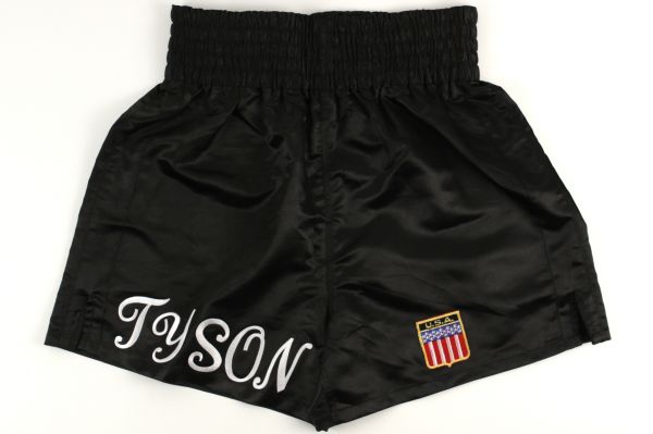 1986-2005  Mike Tyson Fight Trunks Sourced From Ex Tyson Staffer (LOA Ex Tyson Camp)