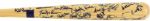 1993 New York Mets Team Signed Bat w/30+ Sigs. Incl. Jeff Kent Ralph Kiner Saberhagen Dave Johnson (MEARS LOA) 