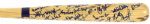 1993 New York Mets Team Signed Bat w/30+ Sigs. Incl. Jeff Kent Ralph Kiner Saberhagen Dave Johnson (MEARS LOA) 