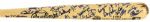 1993 New York Mets Team Signed Bat w/30+ Sigs. Incl. Jeff Kent Ralph Kiner Saberhagen Dave Johnson (MEARS LOA) 