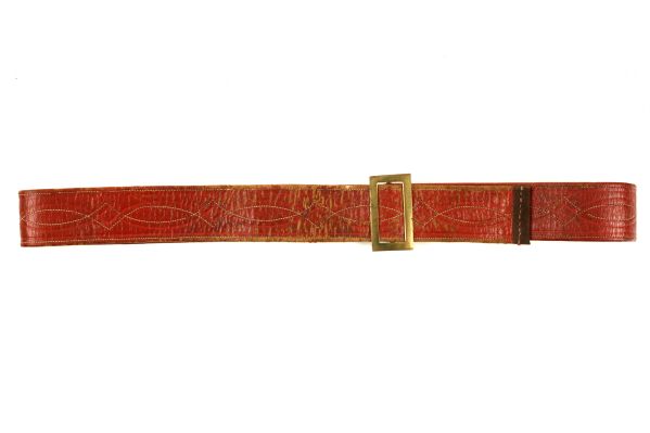 1860-90s circa Leather Belt The Style Used by Early Baseball Teams Manufactured in Boston