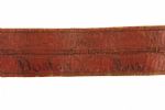1860-90s circa Leather Belt The Style Used by Early Baseball Teams Manufactured in Boston