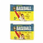 1955 Bowman Wrapper w/Cards 