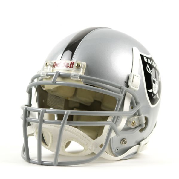 1998 Rickey Dudley Oakland Raiders Game Used Helmet (MEARS LOA) 