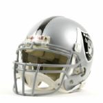 1998 Rickey Dudley Oakland Raiders Game Used Helmet (MEARS LOA) 