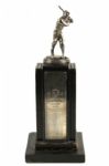 1937 MABA Baseball Champions 15 1/2" Figural Trophy - Follow Through Batting Pose