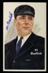 1989 Al Barlick HOF Umpire Signed Perez Steele Postcard - JSA 