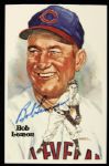 1981 Bob Lemon Cleveland Indians Signed Perez Steele Postcard - JSA 