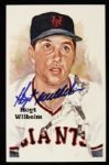1985 Hoyt Wilhelm New York Giants Signed Perez Steele Postcard - JSA
