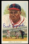 1989 Buck Leonard Negro League Great Signed Perez Steele Postcard - JSA
