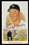 1989 Mickey Mantle New York Yankees Signed Perez Steele Postcard - JSA 