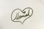 2002 Mariah Carey Signed White Panel Football - JSA 