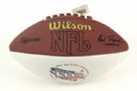 2002 Mariah Carey Signed White Panel Football - JSA 