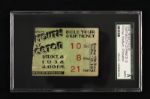 1938 Dartmouth vs. Princeton Football Ticket - SGC Authentic 