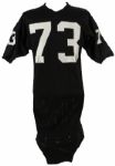 1983-84 Charley Hannah Los Angeles Raiders Game Worn Jersey (MEARS LOA)