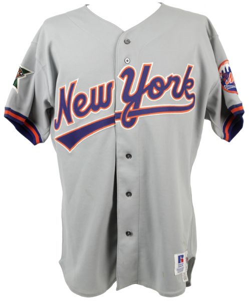 1993 Bobby Bonilla New York Mets Game Worn Jersey Worn During All Star Game w/All Star Patch (MEARS LOA)