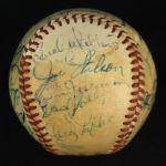 1954 Milwaukee Braves Team-Signed ONL (Giles) Baseball w/24 Sigs. Incl. Warren Spahn Eddie Mathews (JSA)