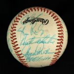 1988 Philadelphia Phillies Team Signed ONL (Giamatti) Baseball w/26 Sigs. Incl. Mike Schmidt (JSA)