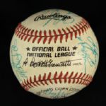 1988 Philadelphia Phillies Team Signed ONL (Giamatti) Baseball w/26 Sigs. Incl. Mike Schmidt (JSA)