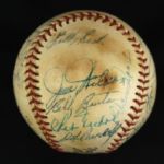 1954 Milwaukee Braves Team-Signed ONL (Giles) Baseball w/25 Sigs. Incl. Warren Spahn Eddie Mathews (JSA)
