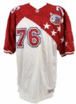 1997 Steve Wisniewski Oakland Raiders Game Issued Signed Pro Bowl Jersey (JSA)