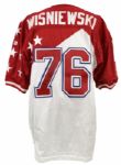 1997 Steve Wisniewski Oakland Raiders Game Issued Signed Pro Bowl Jersey (JSA)