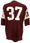 1969 Temple Owls #37 Game Worn Durene Jersey (MEARS LOA) 