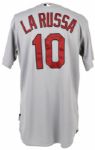2008 Tony LaRussa St. Louis Cardinals Game Worn Signed Jersey w/Cardinals Care LOA 