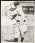 1980s Joe Sewell Cleveland Indians Signed 8" x 10" Photo - JSA 