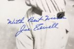 1980s Joe Sewell Cleveland Indians Signed 8 x 10 Photo - JSA 