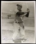 1980s Buck Leonard Negro League Hall of Famer Signed 8" x 10" Photo - JSA 