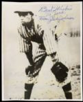 1980s Judy Johnson Negro League Hall of Famer Signed 8" x 10" Photo - JSA 