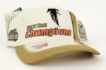 1996-01 Super Bowl Losing Teams Announced as Winners Caps - Never Released to Public Steelers SB XXX Falcons XXXIII Giants XXV