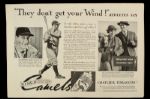1935 The Playbill The Ritz Theatre w/Lou Gehrig New York Yankees Camel Cigarette Ad