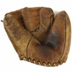 1940s Joe DiMaggio New York Yankees Block Letter 3-finger Store Model Glove (MEARS LOA)