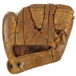 1940s Joe DiMaggio New York Yankees Block Letter 3-finger Store Model Glove (MEARS LOA)
