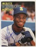 1990 Ken Griffey Jr. Seattle Mariners Signed Beckett Magazine - JSA 