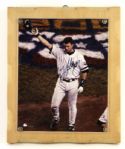 1980s-90s  Baseball Stars Signed Magazine - Lot of 3 Pete Rose Don Mattingly Mark Grace  & Signed Tino Martinez Signed 8 x 10 Photo Display - JSA 