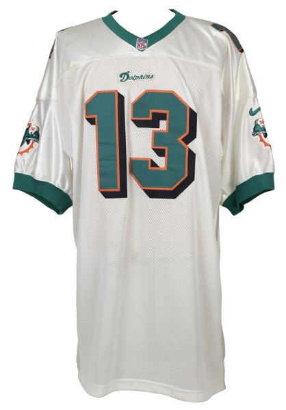 1990s Dan Marino Miami Dolphins Signed Authentic Stat Authentic Jersey - JSA