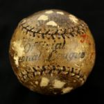 1909 World Series Game Used Baseball 10/8/09 Ty Cobb Detroit Tigers vs Honus Wagner Pittsburgh Pirates (Paddy O'Connor Collection) MEARS LOA
