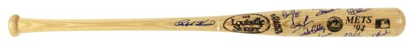 1994 New York Mets Team Signed Louisville Slugger Bat w/19+ Sigs. Incl. Frank Howard Ralph Kiner (MEARS LOA)